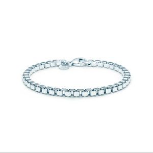 Tiffany and co 925 Venetian box chain bracelet